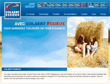 Tablet Screenshot of colaertessieux.fr